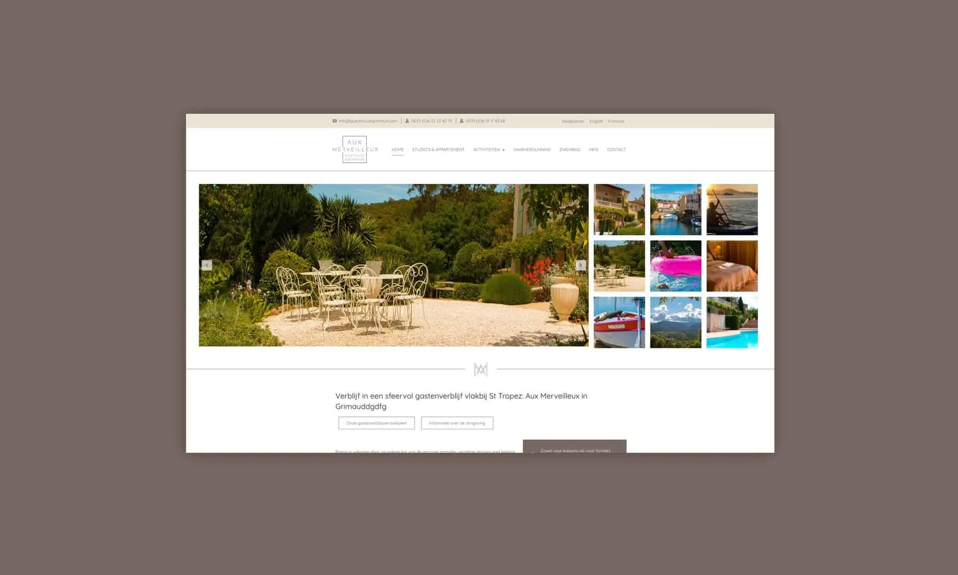 Aux Merveilleux — Homepage